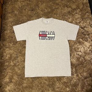 Vintage Chicago Windy City T-Shirt Grey XLarge